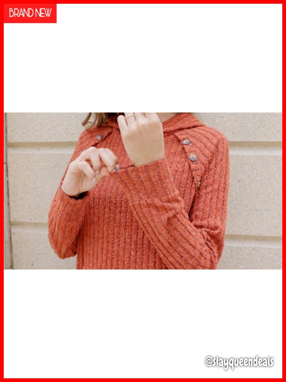 Womens Pullover Hoodie Soft Stretch Sweatshirt Long Sleeve Casual Top - Picture 6 of 6